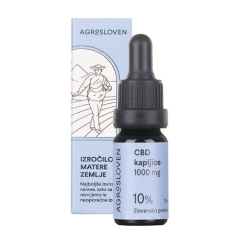 CBD kvapky 10%, 10 ml