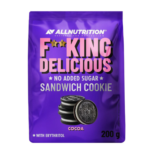 Kakaové sušienky s náplňou – so sladidlami, 200 g