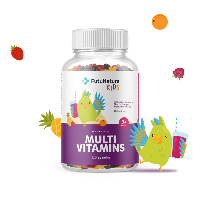 MULTI VITAMINS – Gumíky pre deti s multivitamínmi