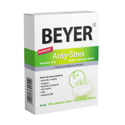Žuvačky na uvoľnenie, 6 žuvačiek
