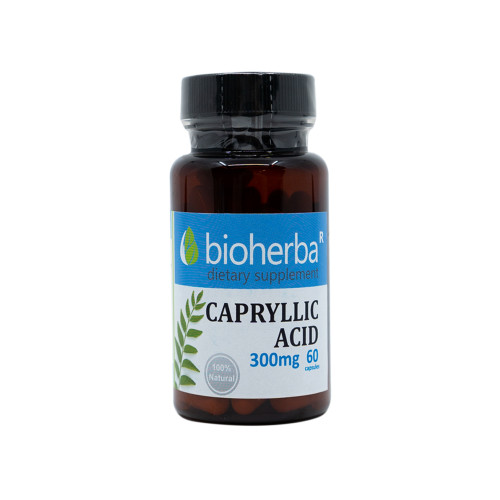 Kyselina kaprylová 300 mg, 60 kapsúl