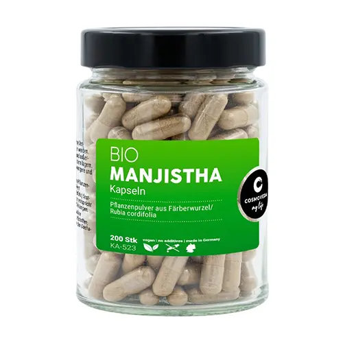 Manjistha BIO kapsule. - Manjistha BIO kapsuly.