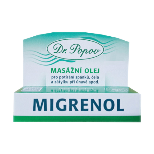 Migrenol roll-on masážny olej, 6 ml