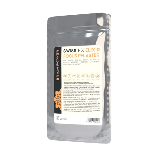 Focus – náplasti s ginkgom a brahmi, 3 náplasti