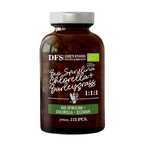 BIO Spirulina + chlorella + ječmenná tráva