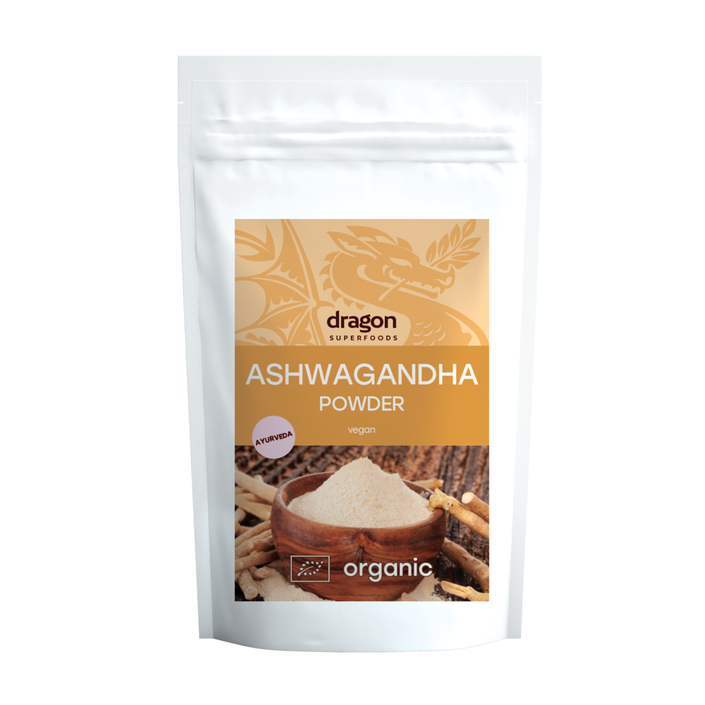 BIO ashwagandha vo forme prášku.