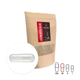 Prázdne kapsuly 00, 1000 kusov