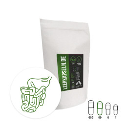 Prázdne kapsuly 00 - odolné, vegánske, 200 kusov