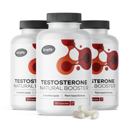 3x Testosterone - Natural booster, spolu 360 kapsúl