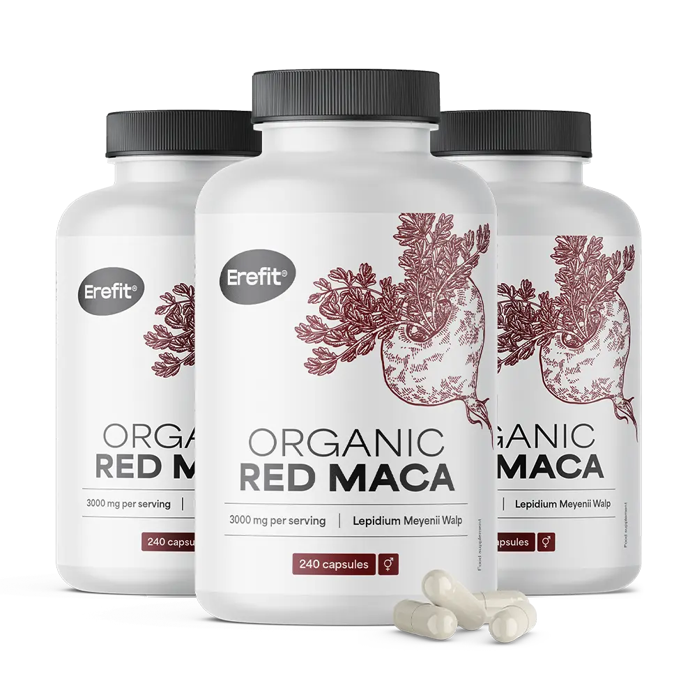 BIO Rdeča maca 3000 mg z naravnim vitaminom C