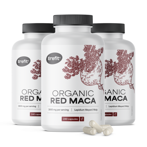 3x BIO Červená maca 3000 mg, spolu 720 kapsúl