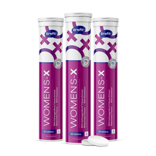 3x Womens-X - šumivé tablety pre ženy, spolu 60 šumivých tabliet