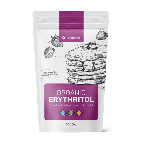BIO Erytritol, prírodné sladidlo, 1000 g