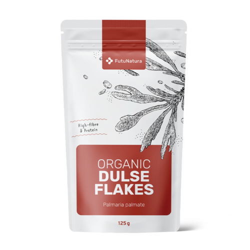 BIO Dulse vločky – 100 % listy rias dulse, 125 g