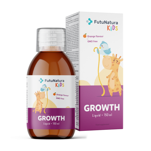 GROWTH – Tekutý výživový doplnok pre deti v období rastu, 150 ml