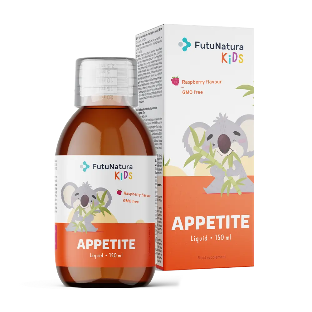 APETÍT – Tekuté doplnky stravy pre deti na podporu chuti do jedla.