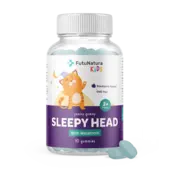 SLEEPY HEAD - Gumíky pre deti pre lepší spánok, 30 gumových bonbónov