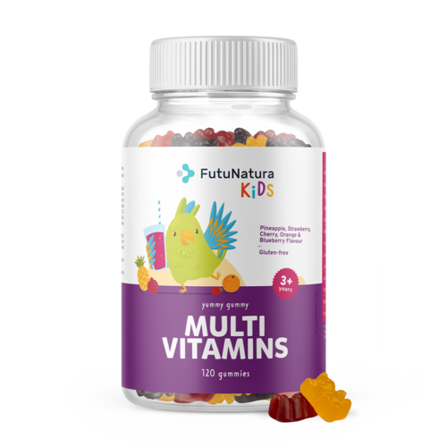 MULTI VITAMINS – Gumíky pre deti s multivitamínmi, 120 gumíkov