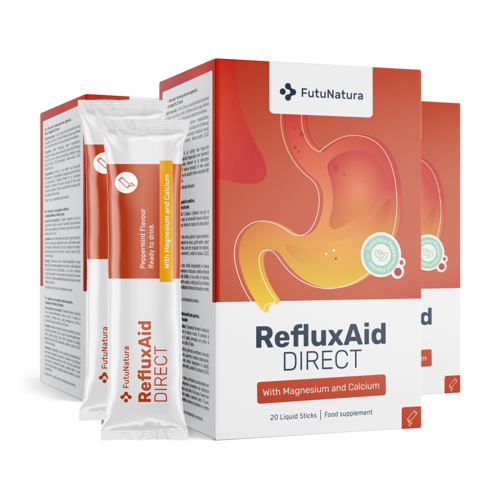 3x RefluxAid DIRECT - nápoj na žalúdočnú kyselinu, spolu 60 vrecúšok