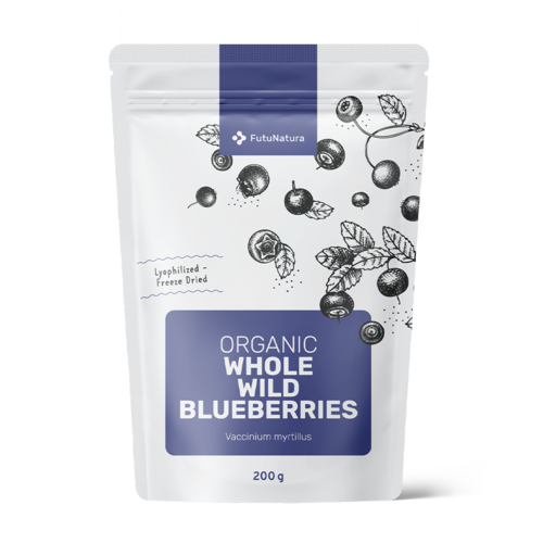 BIO Divoké čučoriedky – celé, 200 g