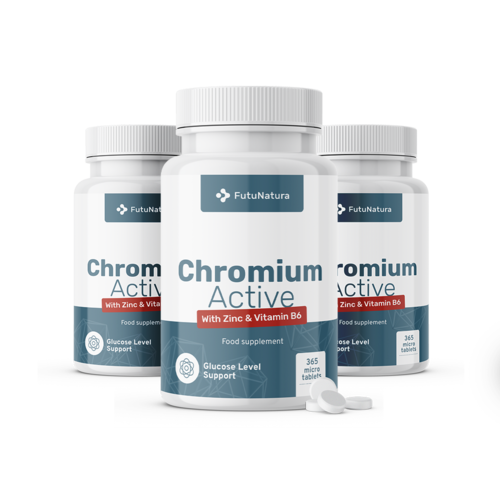 3x Chróm Active, spolu 1095 mikro tabliet