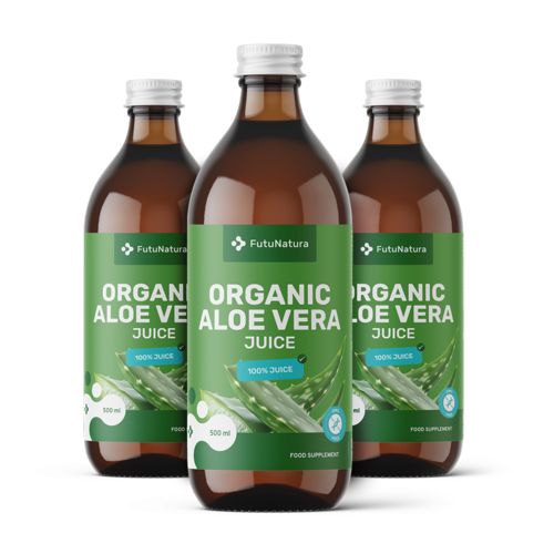 3x BIO Aloe vera šťava, spolu 1500 ml