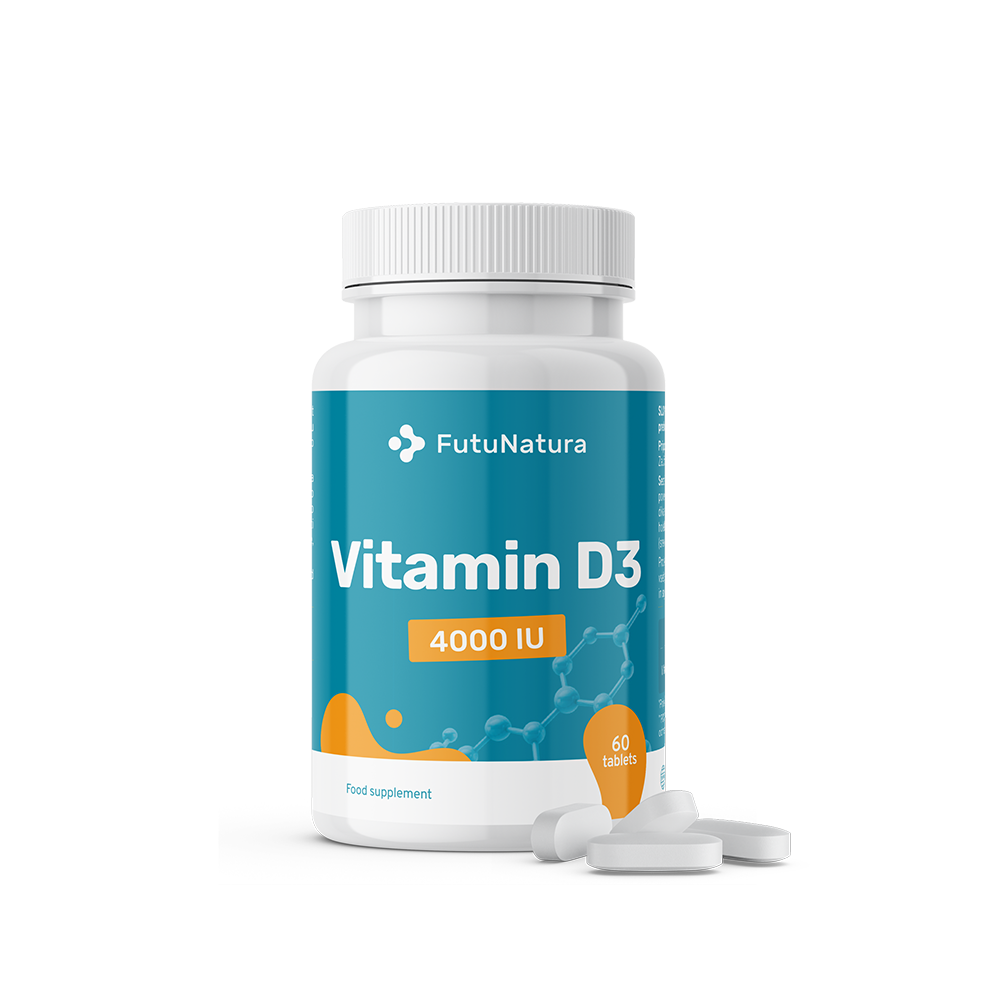 Vitamín D tablety.