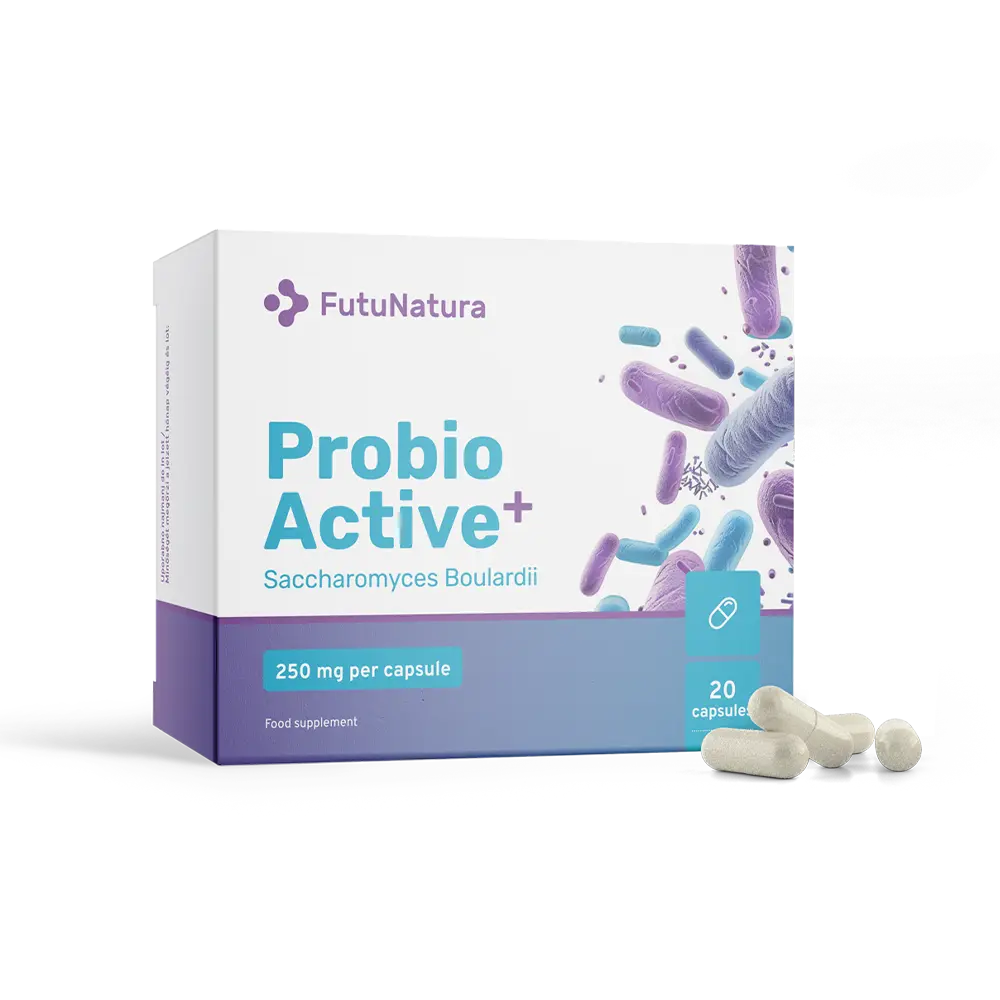 Probio Active PLUS - Saccharomyces boulardii 250 mg vo kapsulách.