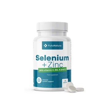Selén + zinok + vitamíny.