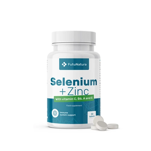 Selén + zinok + vitamíny.