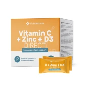 Vitamín C 500 + Zinok + D3 DIRECT, 30 vrecúšok