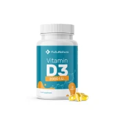Vitamín D3, 2000 IU, 60 kapsúl