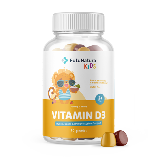 Vitamín D3 – Gumíky pre deti, 90 gumíkov