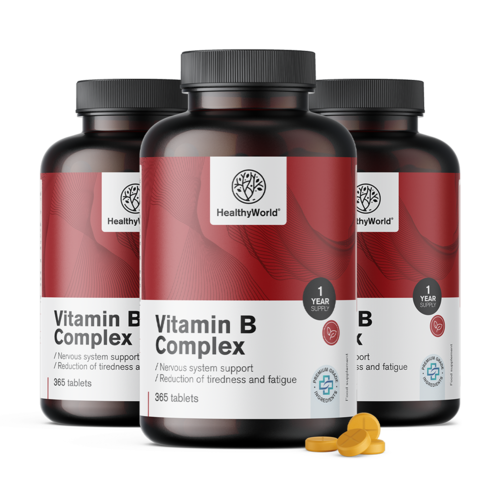3x Vitamin B-kompleks, spolu 1095 tabliet