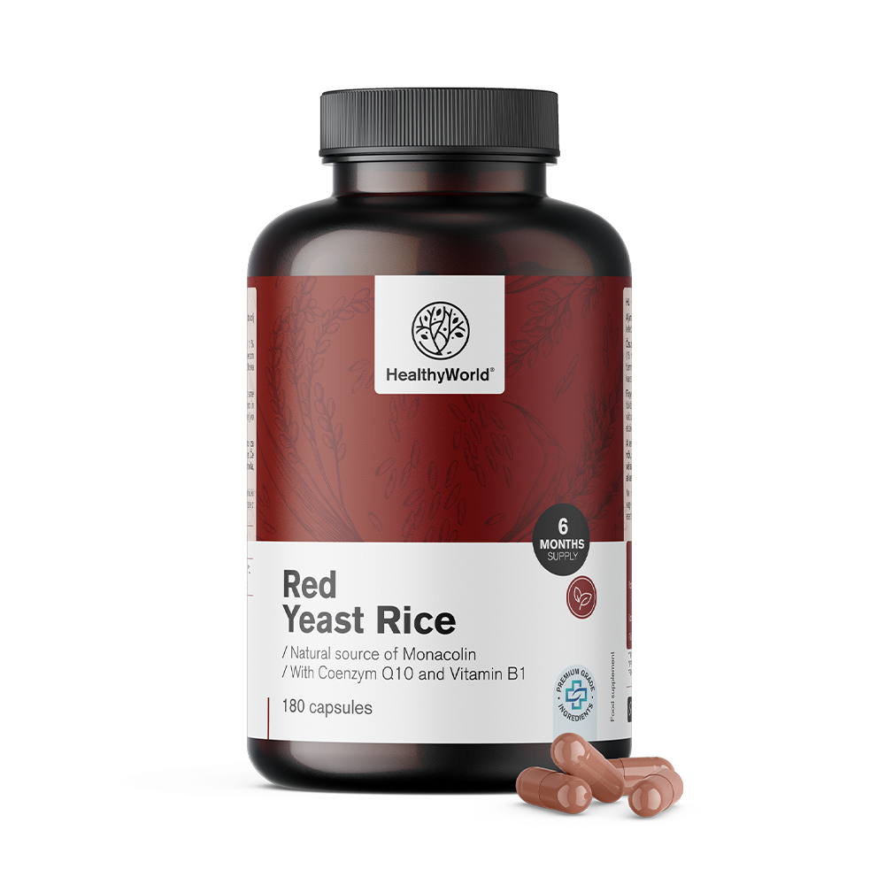 Červená kvasnicová ryža 250 mg v kapsulách