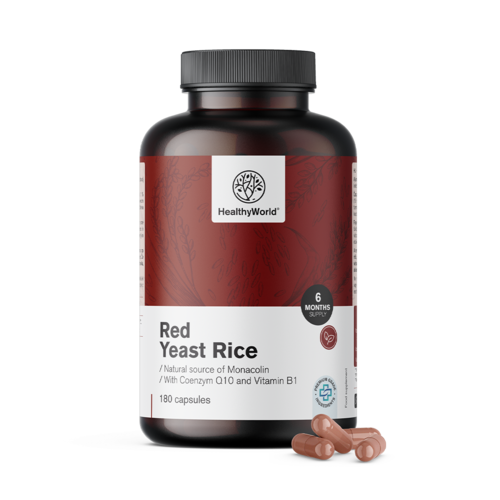 Červená kvasnicová ryža 250 mg v kapsulách