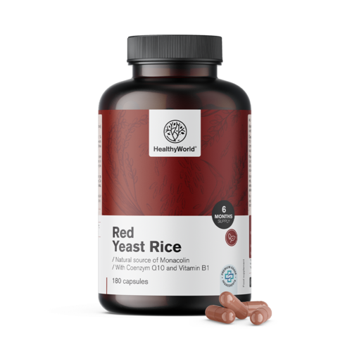 Červená kvasnicová ryža 250 mg, 180 kapsúl