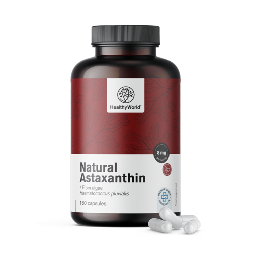 Prírodný astaxantín 160 mg, 180 kapsúl