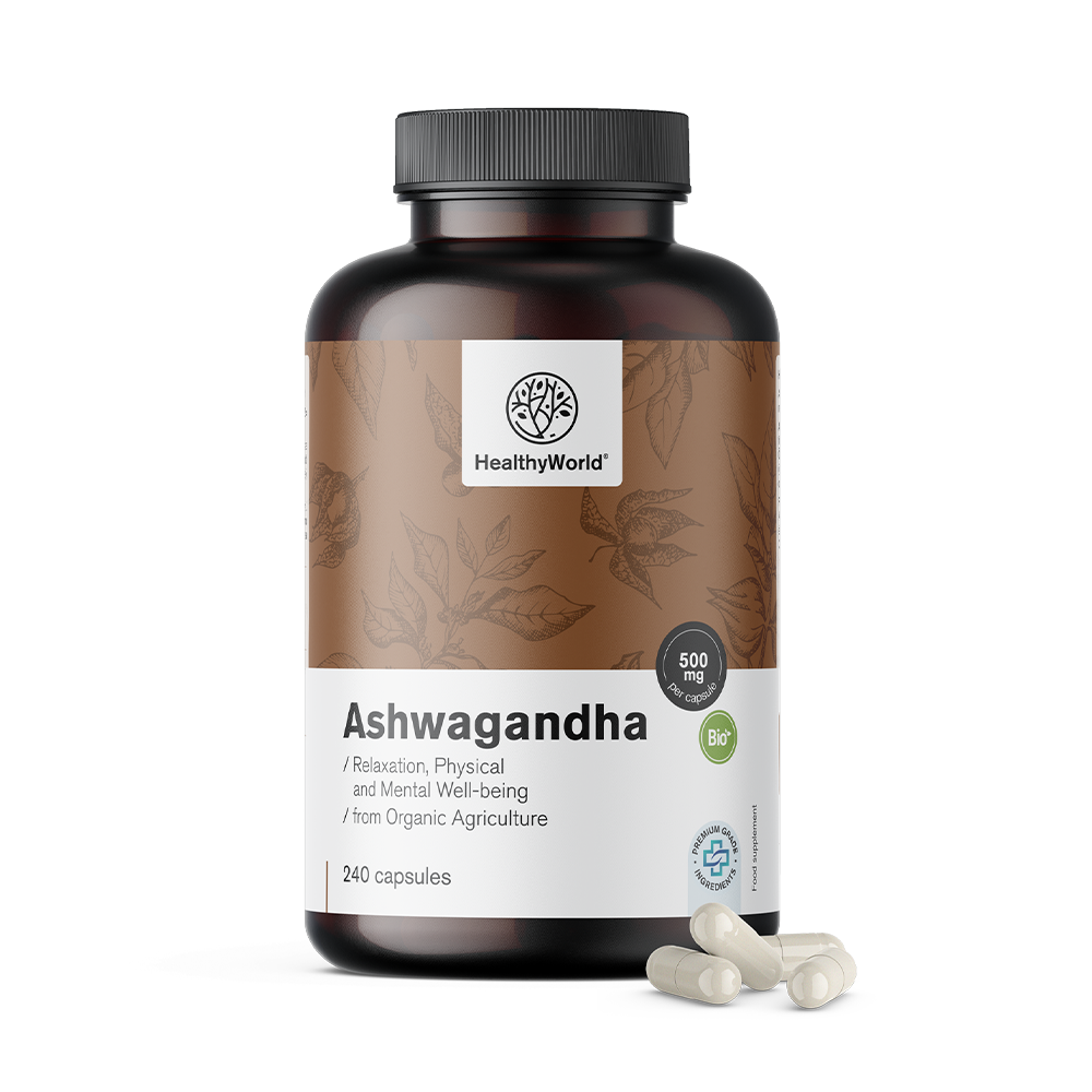 Ashwagandha 500 mg vo forme kapsúl