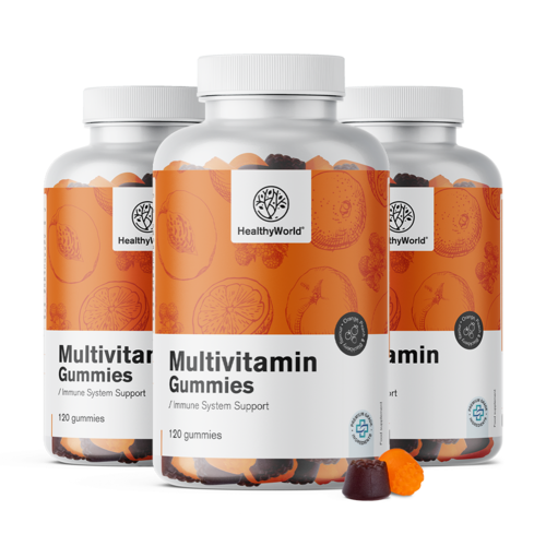 3x Multivitamíny, spolu 360 gumíkov