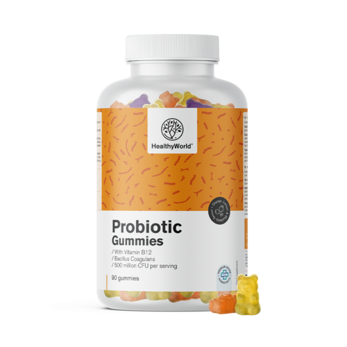 Probiotic – gumíky s mikrobiologickými kultúrami, 90 gumíkov