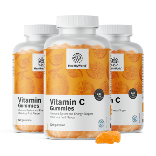 3x Vitamín C, spolu 360 gumíkov