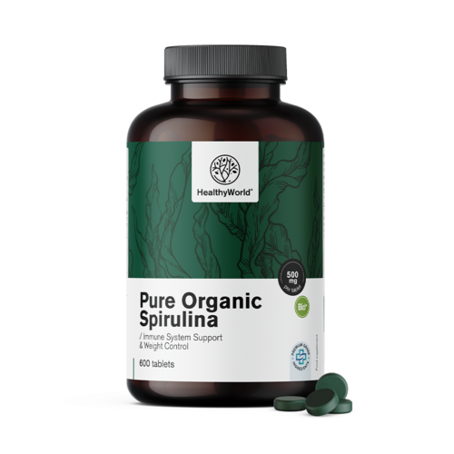 BIO Spirulina 500 mg, 600 tabliet