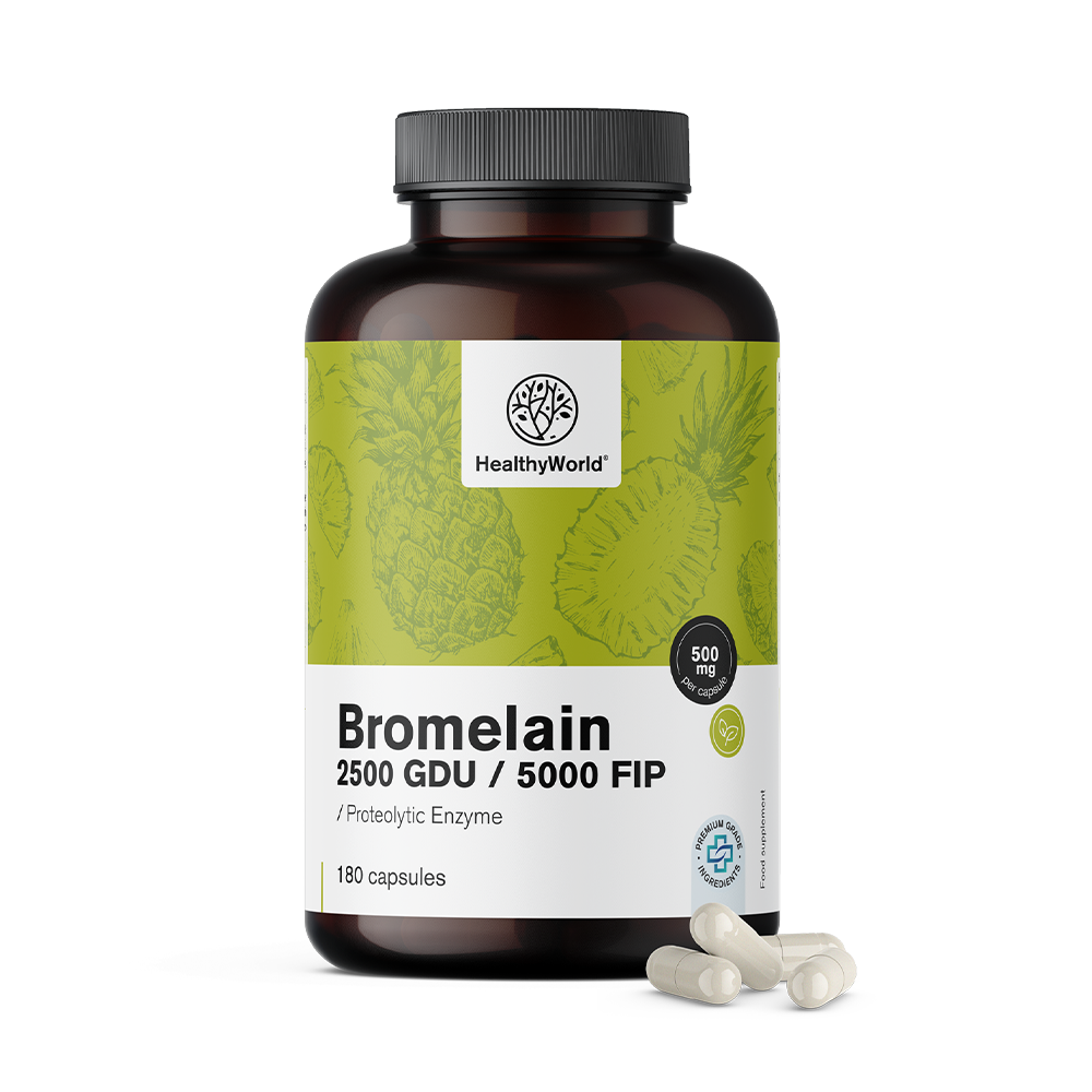 Bromelain 500 mg v kapsulách