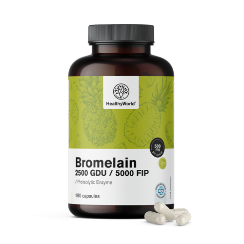 Bromelain 500 mg v kapsulách