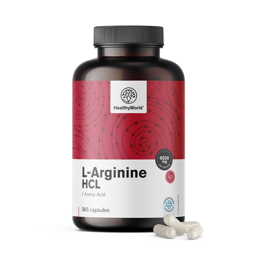 L-arginín 4500 mg vo forme kapsúl
