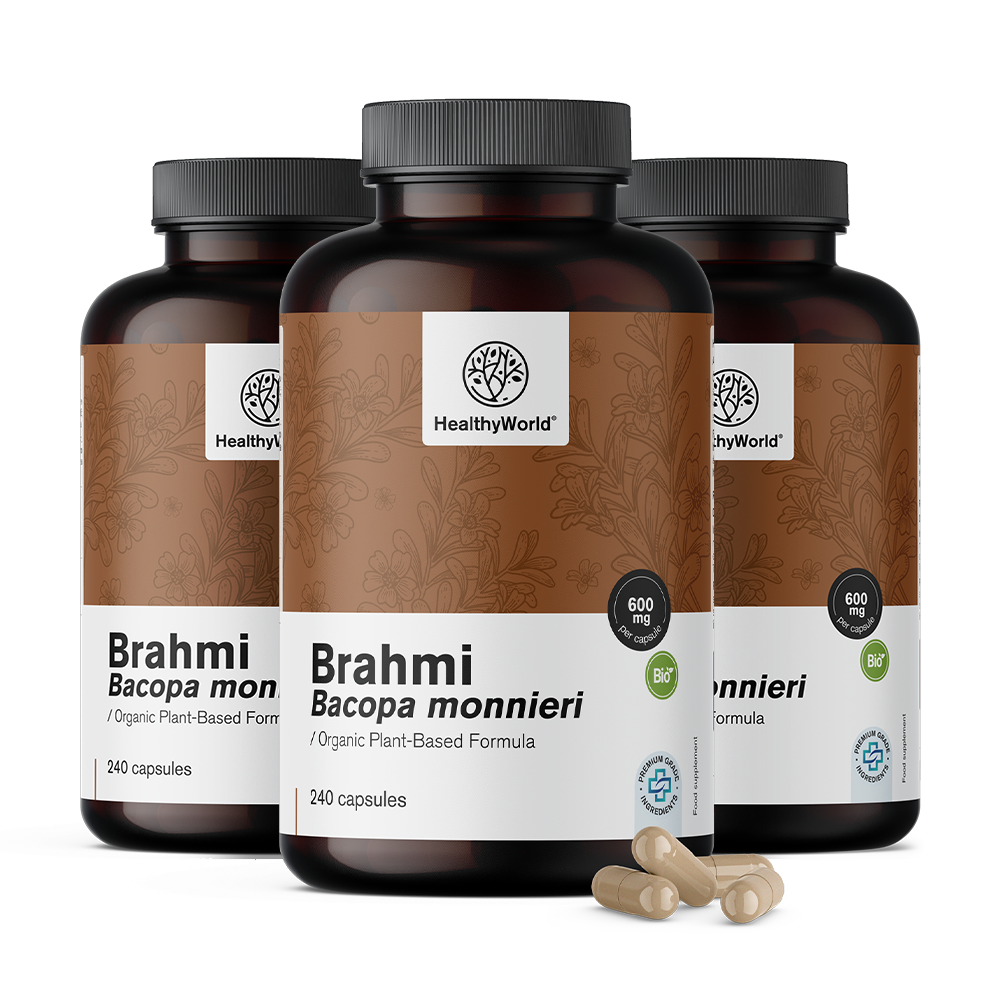 Brahmi 600 mg v kapsulah
