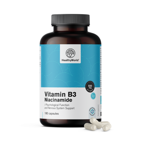 Vitamín B3 500 mg vo forme kapsúl