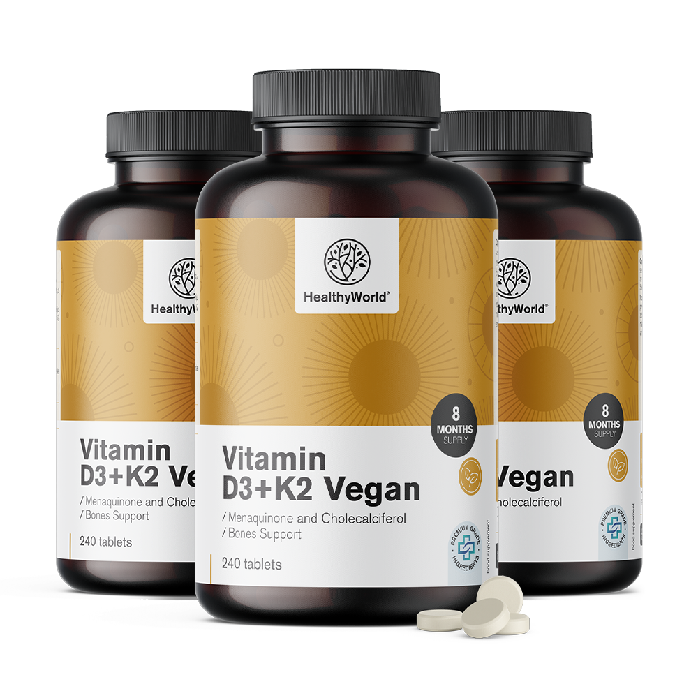 Veganska vitamina D3+K2