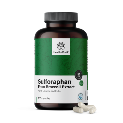 Sulforafán - z výťažku z brokolice 50 mg.